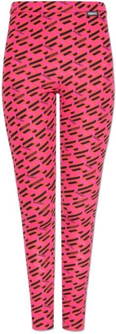 Versace Leggings met een patroon , Rood, Dames