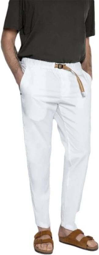 White Sand Chino broek met Coulisse , Wit, Heren