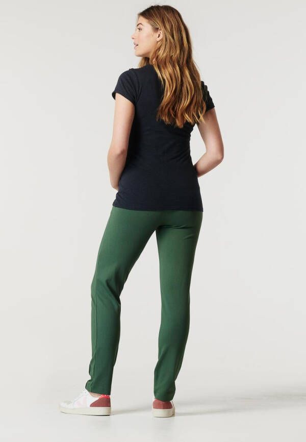 Noppies high waist regular fit zwangerschapstregging groen