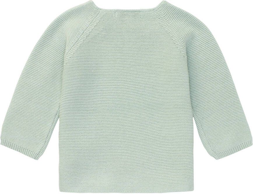 Noppies newborn baby longsleeve Pino van biologisch katoen mintgroen