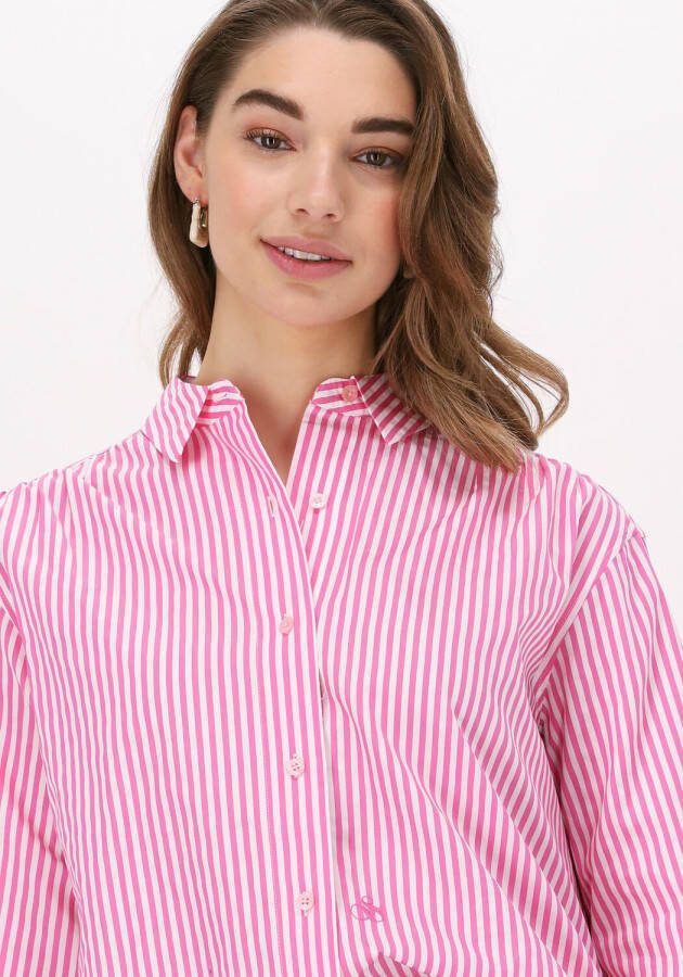 Scotch & Soda Oversized blouse van biologisch katoen met streepprint