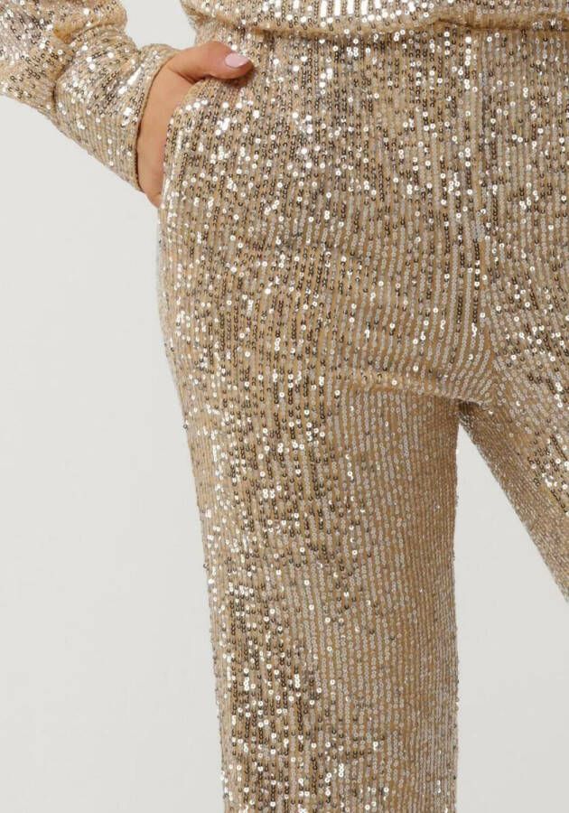 Second Female Gouden Pantalon Shine On Trousers
