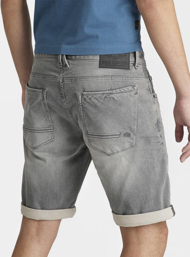 PME Legend Grijze Shorts Commander 3.0 Shorts Stone Grey Sweat