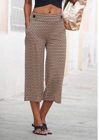 Buffalo Culotte met grafische print