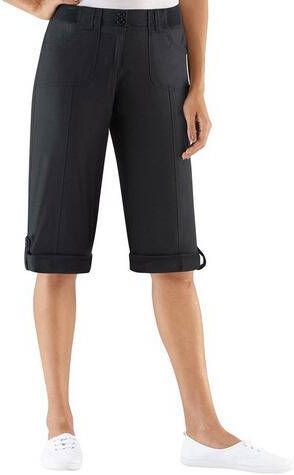 Casual Looks Bermuda met geribde elastische band