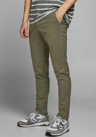 jack & jones Slim Fit Chinos Marco Bowie SA Olive Night , Groen, Heren