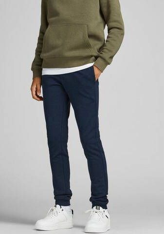 JACK & JONES JUNIOR joggingbroek JJIBASIC donkerblauw