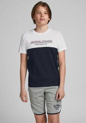 jack & jones T shirt 12190515 , Wit, Heren