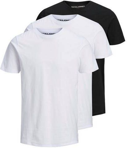 JACK & JONES ESSENTIALS basic T shirt JJEORGANIC (set van 3 )