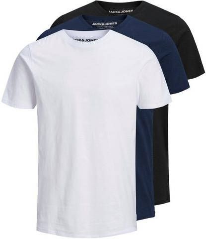 JACK & JONES ESSENTIALS basic T shirt JJEORGANIC (set van 3 )
