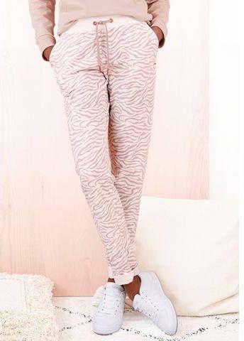 Lascana Loungepants, met modieuze omslagzoom