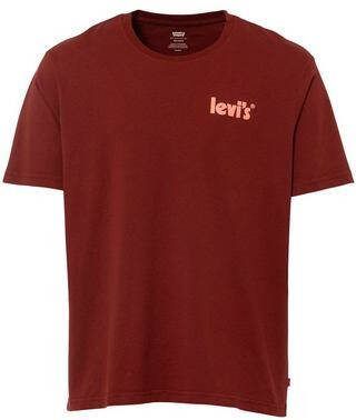 Levi's Relaxed Fit T shirt met logo en backprint