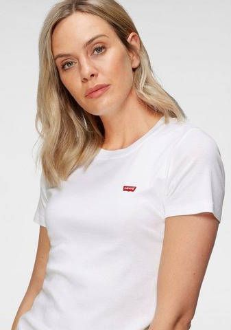 Levi's ® T shirt Rib Baby Tee met batwing logoborduursel