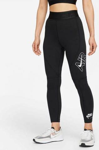 Nike Air Legging met hoge taille en graphic voor dames Black/Dark Smoke Grey/White Dames
