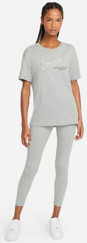 Nike Sportswear Essential 7/8 legging met halfhoge taille voor dames Dark Grey Heather/White Dames