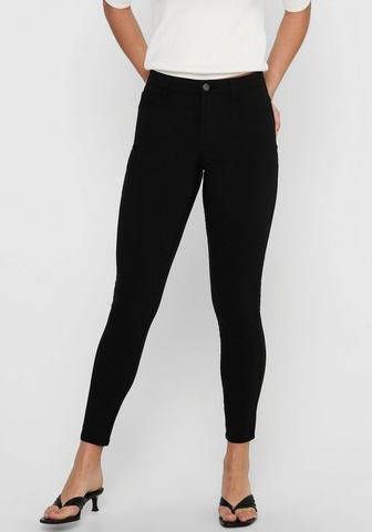 ONLY high waist skinny broek ONLNANNA zwart