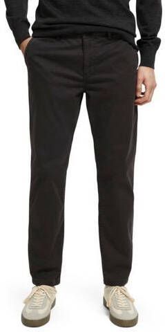 Scotch & Soda The Stuart regular slim fit broek van biologisch katoen