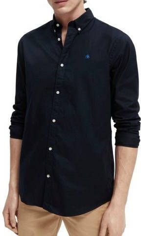 Scotch & Soda Regular fit oxford overhemd van biologisch katoen