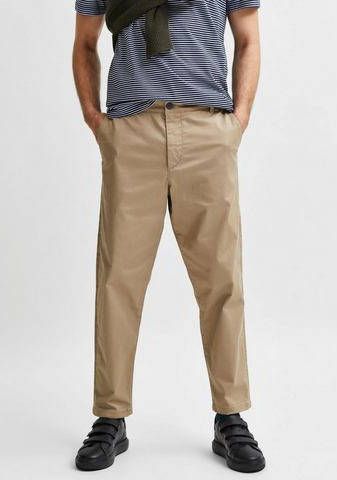 Selected Homme Broeken Slim Tape Repton 172 Flex Pants W Bruin