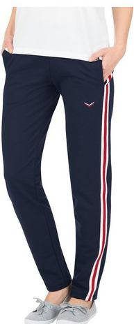 Trigema Joggingbroek met contrastkleurige strepen(1 delig )