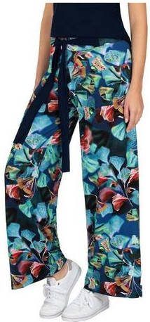 Trigema Stoffen broek met kleurrijke print