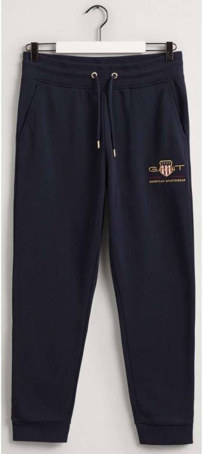 Gant Pantalon de jogging Archive Shield , Blauw, Heren