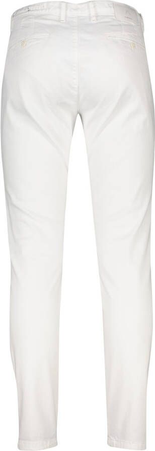 Alberto broek rob slim fit chino wit
