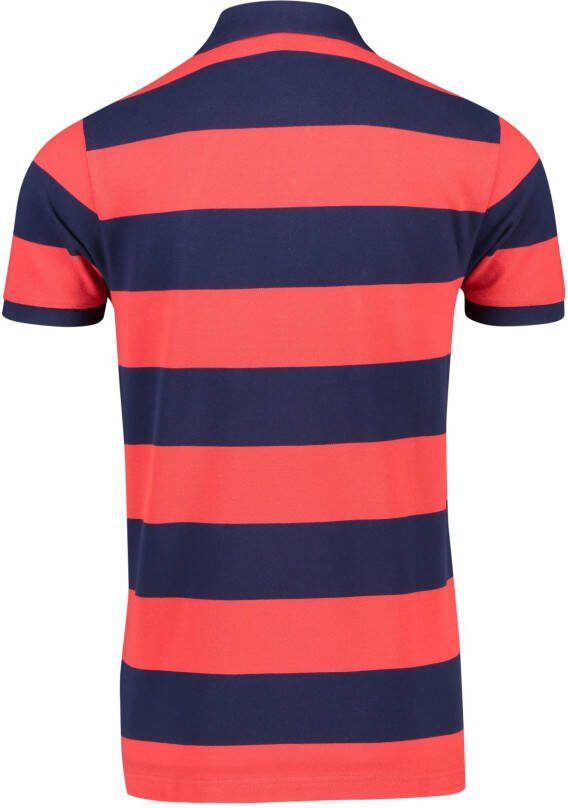 Gant Regular fit polo van piqué, katoen met streepprint