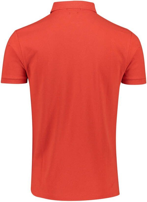 Ralph Lauren poloshirt rood Slim Fit