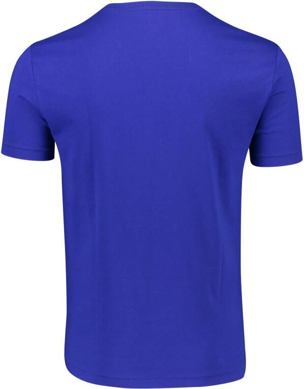POLO Ralph Lauren slim fit T shirt met logo kobaltblauw