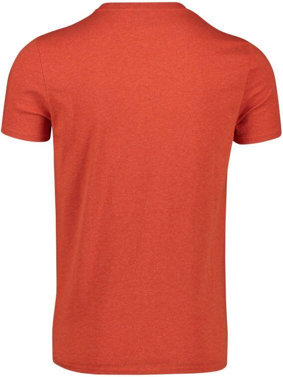 Superdry T-shirt met logo oranje