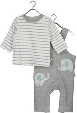 BLUE SEVEN Set van 2 salopettebroeken + hemd Medium Grijs