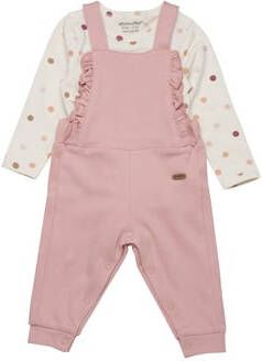 Minymo 2 delige set GOTS gecertificeerd rozebruin