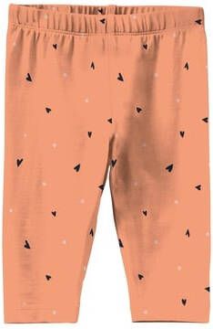 name it Capri Leggings Nmfvivian Cantaloupe heart