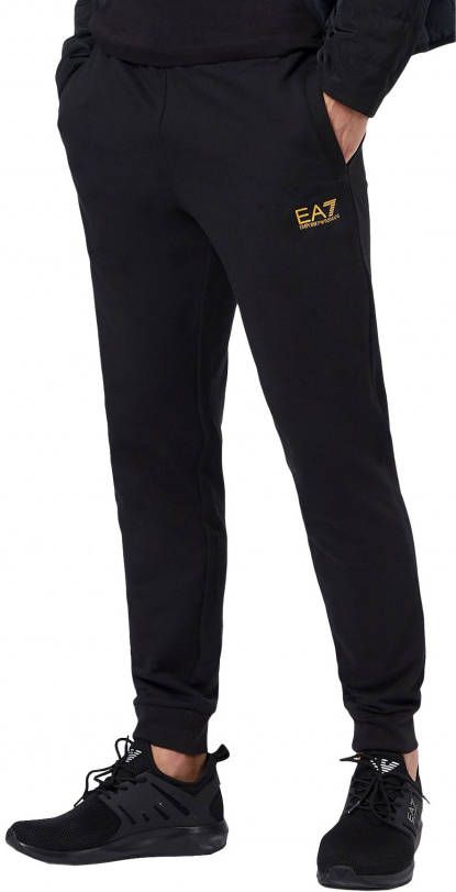 Emporio Armani Tapered fit cropped joggingbroek met logoprint