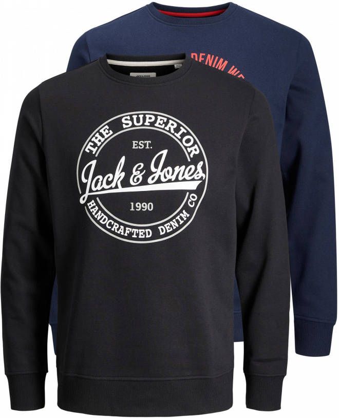 jack & jones Brat Sweat Crew Neck Sweaters Heren(2 pack )