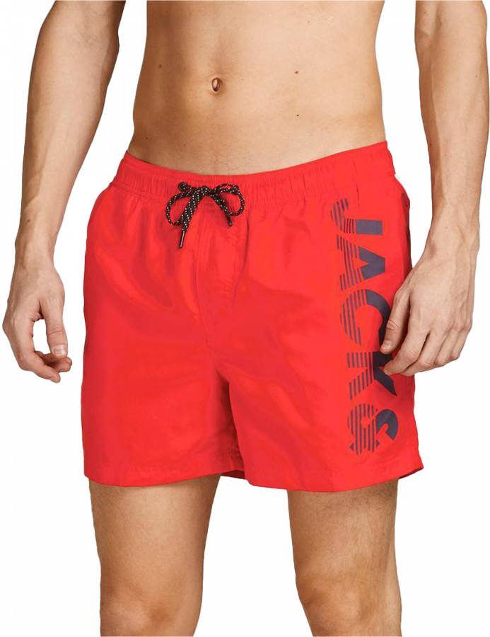 JACK & JONES zwemshort JPSTCRETE rood