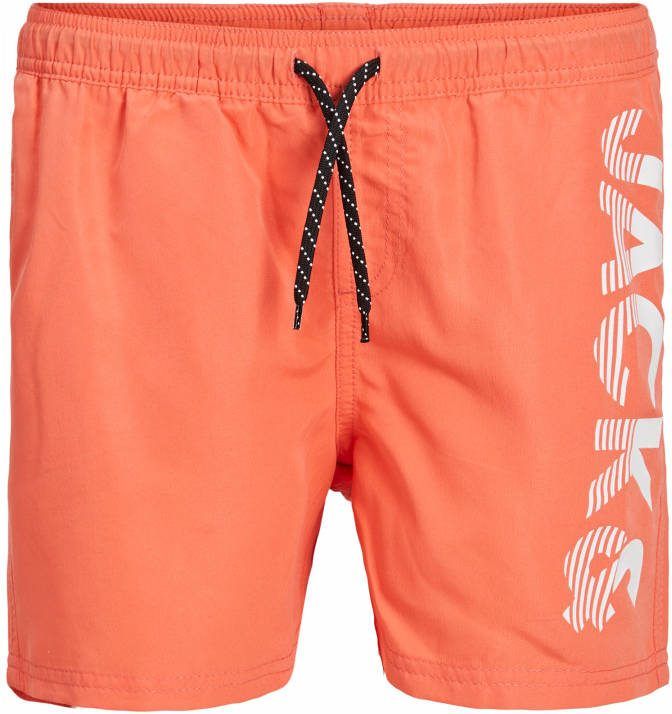 JACK & JONES JUNIOR zwemshort JPSTCRETE koraalrood