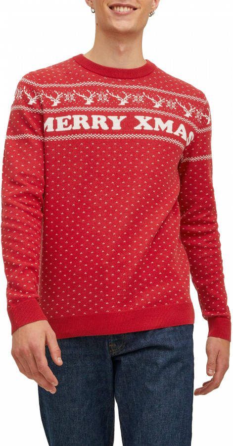 jack & jones Originals Xmas Knit Crew Sweater Heren