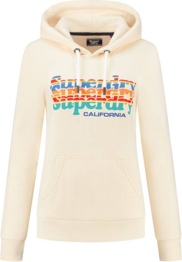 Superdry Vintage Scripted Infill Hoodie Dames