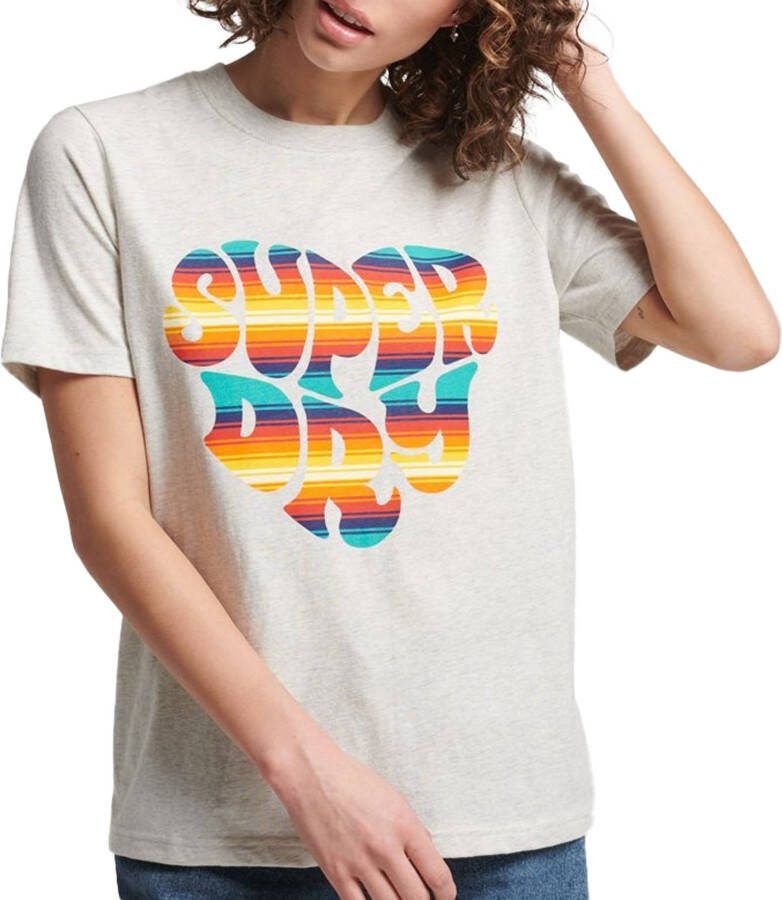 Superdry Vintage Scripted Infill Shirt Dames