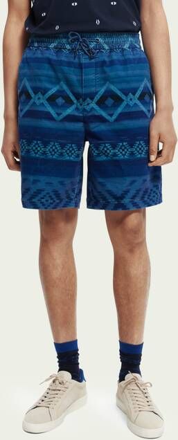 Scotch & Soda Corduroy joggingshort van biologisch katoen