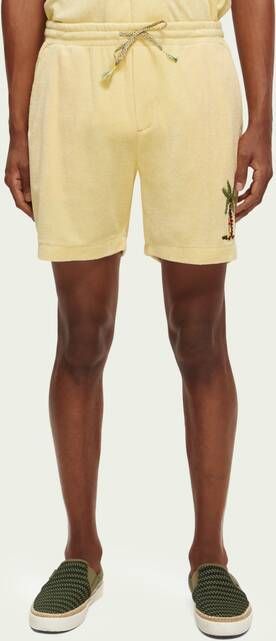 Scotch & Soda Geborduurde badstoffen bermudashort