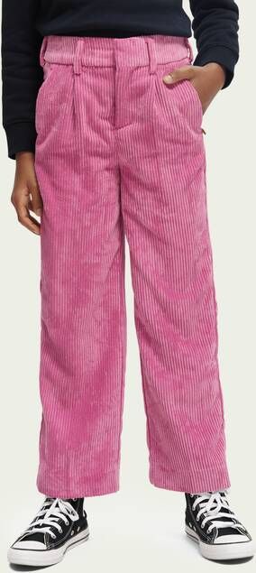 Scotch & Soda High rise wide leg corduroy trousers