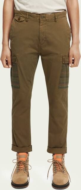 Scotch & Soda Loose tapered fit garment dyed cargobroek