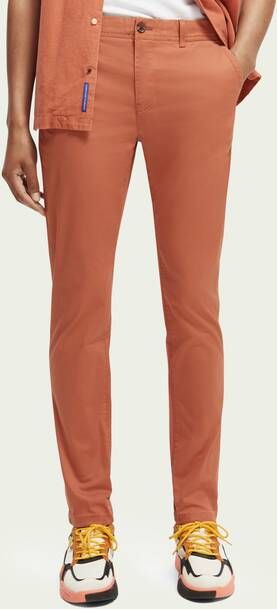 Scotch & Soda Mott super slim fit chino van biologisch katoen