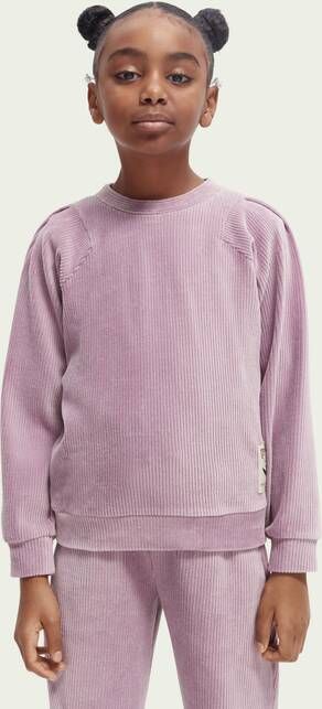 Scotch & Soda Sweater van corduroy in biologische katoenblend