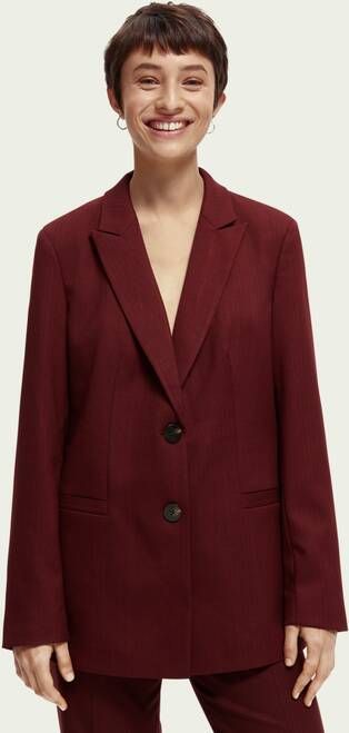 Scotch & Soda Relaxed fit single breasted tailored blazer