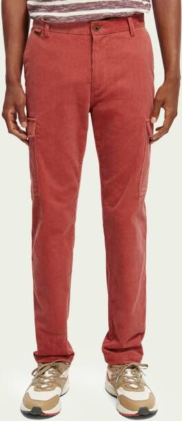 Scotch & Soda The Stuart corduroy cargobroek