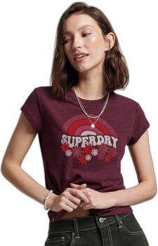 Superdry T shirt T shirt skinny femme Vintage Années 70